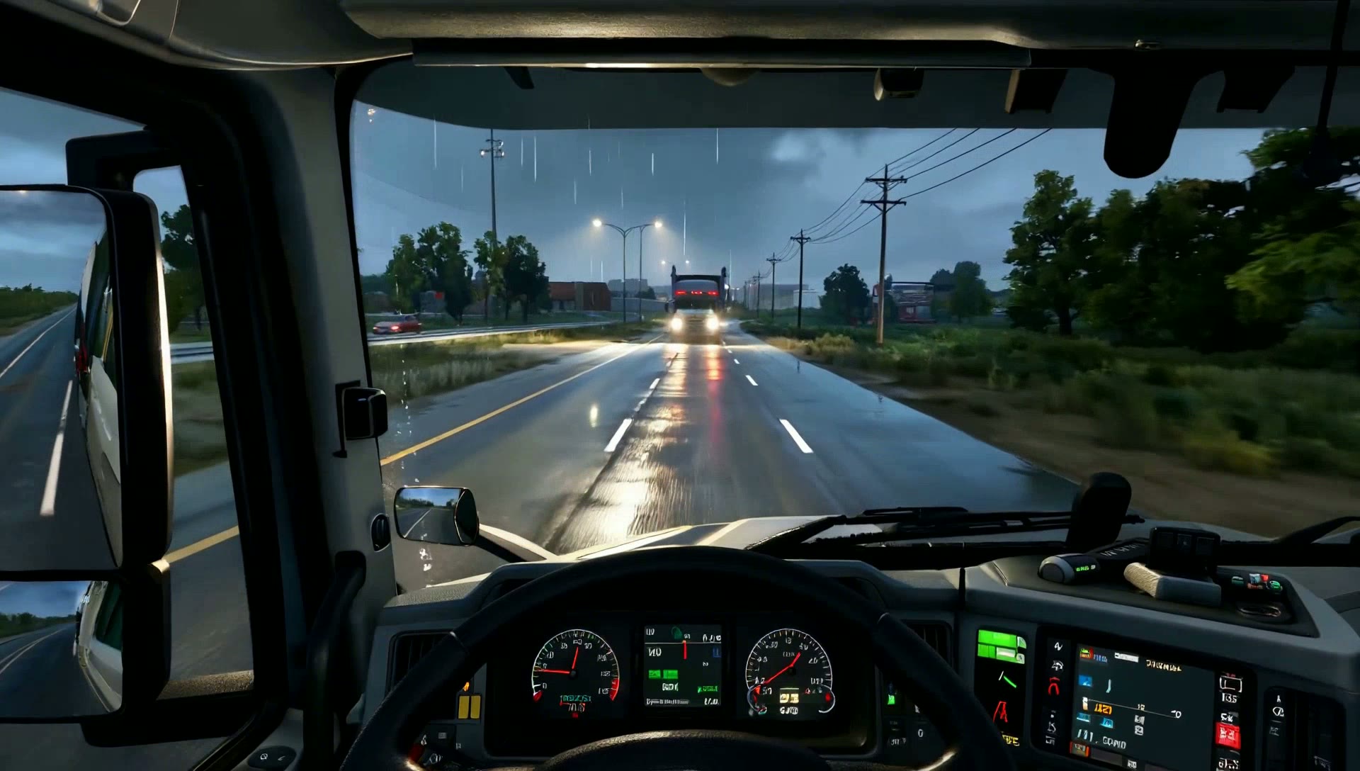 Live in-vehicle dashcam view